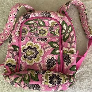 Vera Bradley cloth backpack.